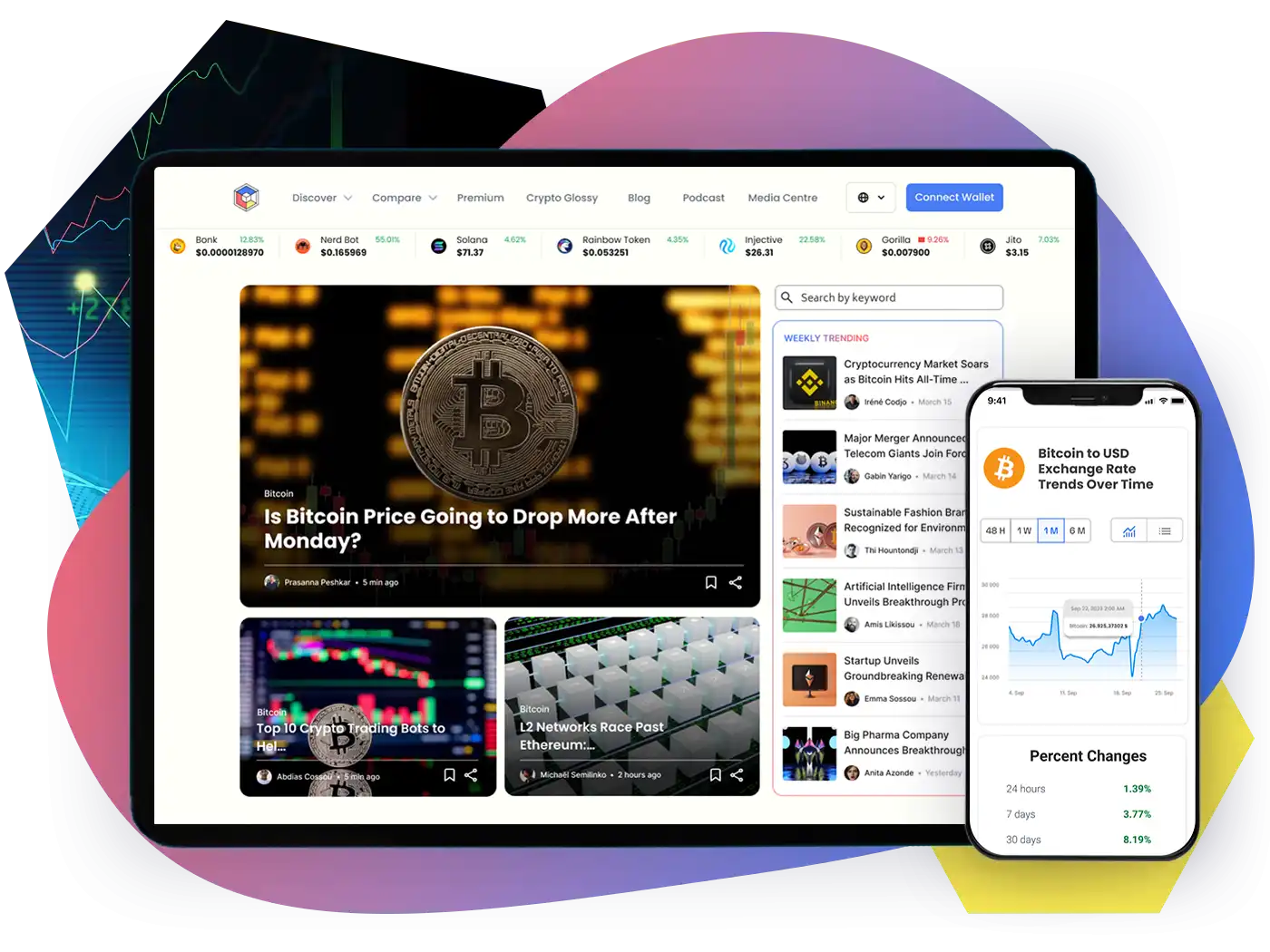 CryptoTicker: Crypto News, Web3, NFT y todo lo demás