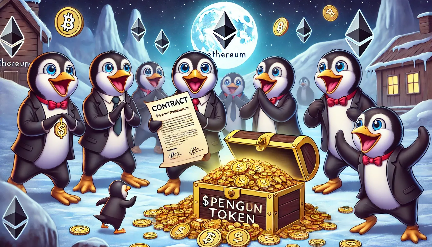 Especulación o realidad? El rumor en torno a los pingüinos regordetes y  $PENGU