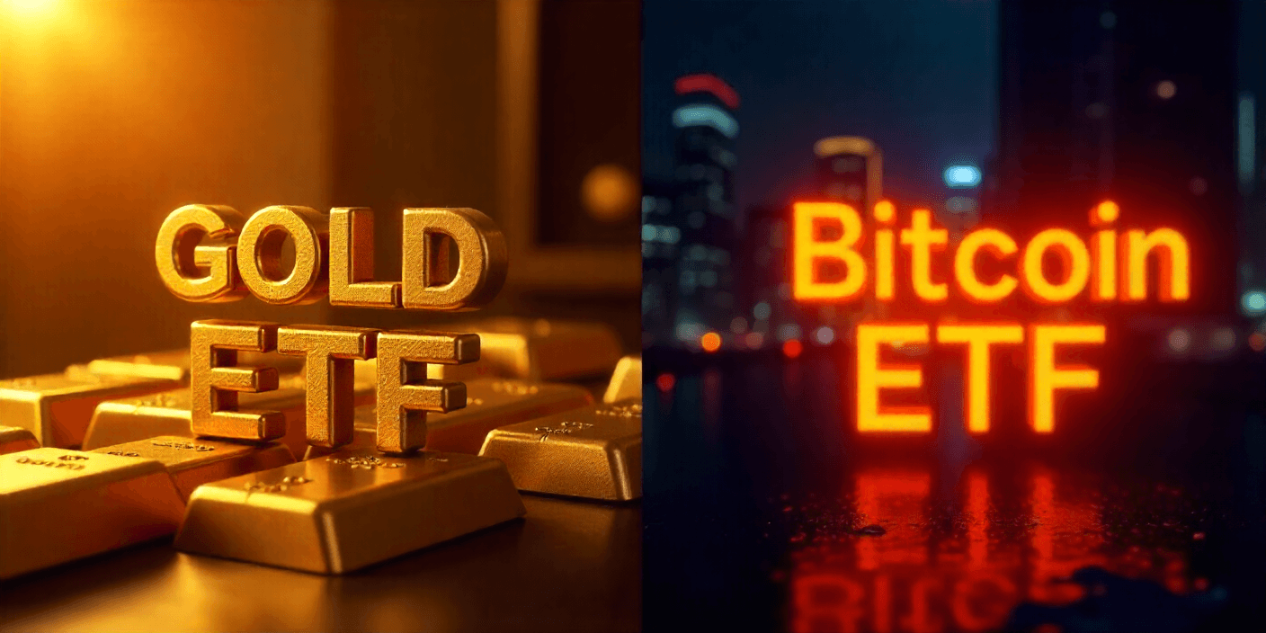 Which ETF can make you richer Gold or Bitcoin?