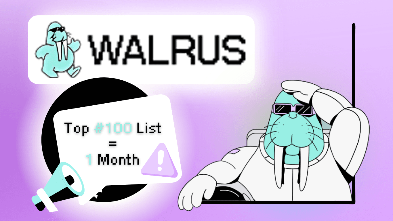 Walrus Token: From Launch to Top 100 in 1 Month