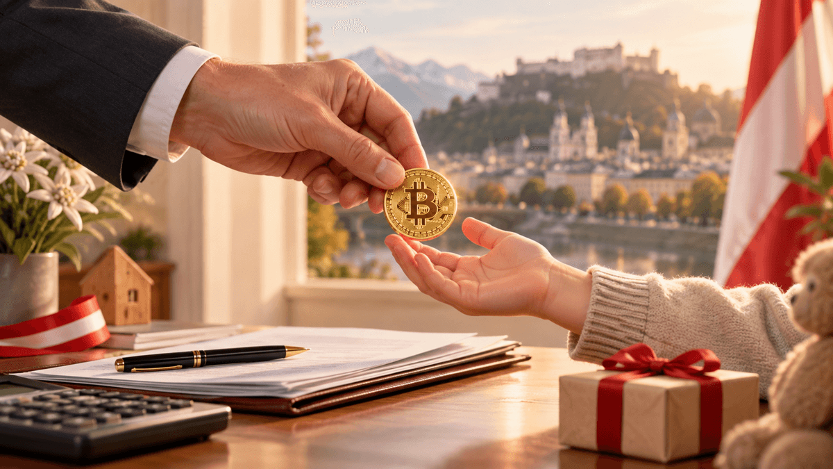 Gifting Bitcoin to Children: Tax Rules in Austria