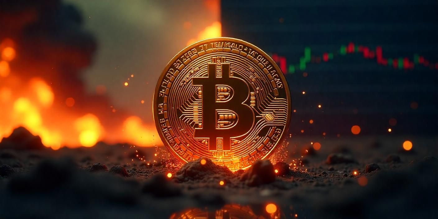 Krypto Crash: Bitcoin Kurs fällt auf 107.000$ zurück und zieht Altcoins mit  sich.