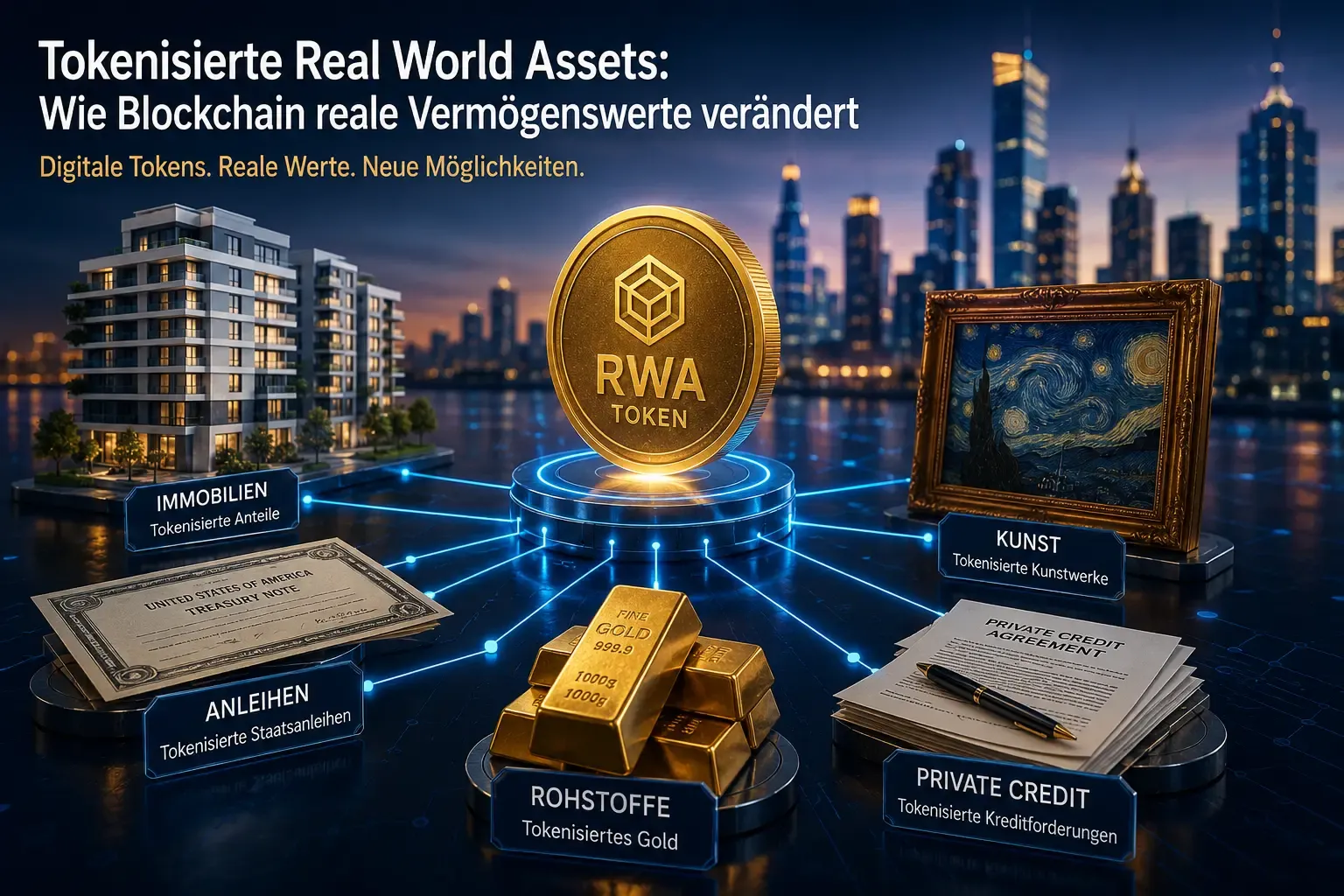 Tokenized Real World Assets: Blockchain verändert Finanzmärkte